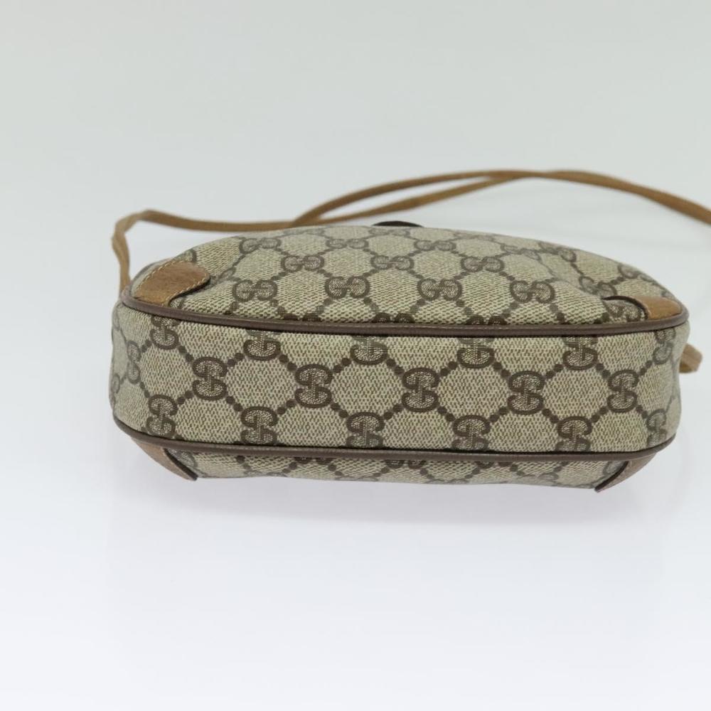 GUCCI GG Supreme Web Sherry Line Bag PVC Beige Gold 89 02 066 Auth sw566 - Picture 5 of 16